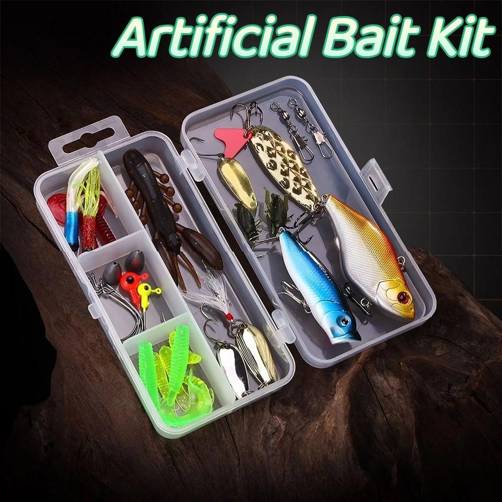 28/88/106Pcs Realistic Simulation Fish Lures Set Fast Sinking with Storage Box Hard Tail Fishing Lure Colorful Bait