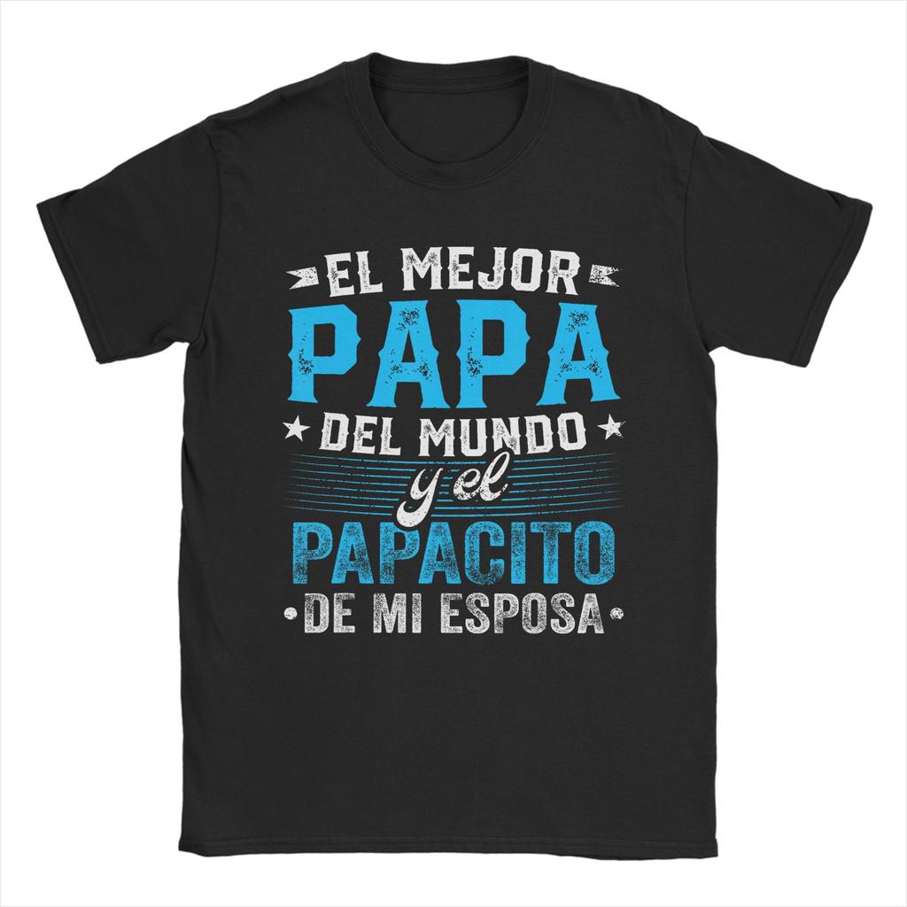 Funny Fathers Day Dad Gifts Outfit Men Women T Shirts Pure Cotton Tee Fashion Tshirt Clothes