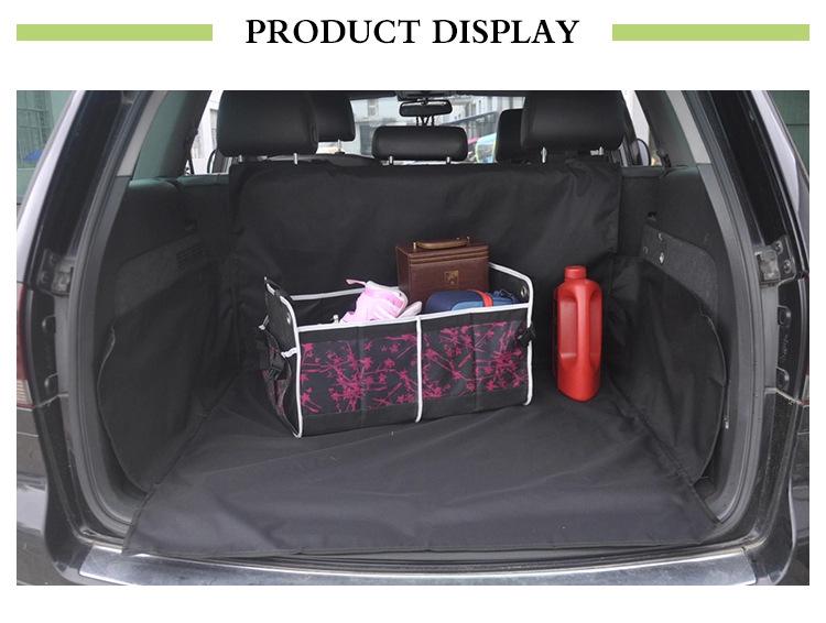 Durable Oxford Car Trunk Mat - Waterproof, Wear-Resistant Pet Seat Cushion