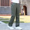 Hübsche Herrenhose für Frühling und Herbst, vier Jahreszeiten, dünn, Übergröße, locker, einfarbig, weites Bein, lässig, gerades Bein, Arbeitshose