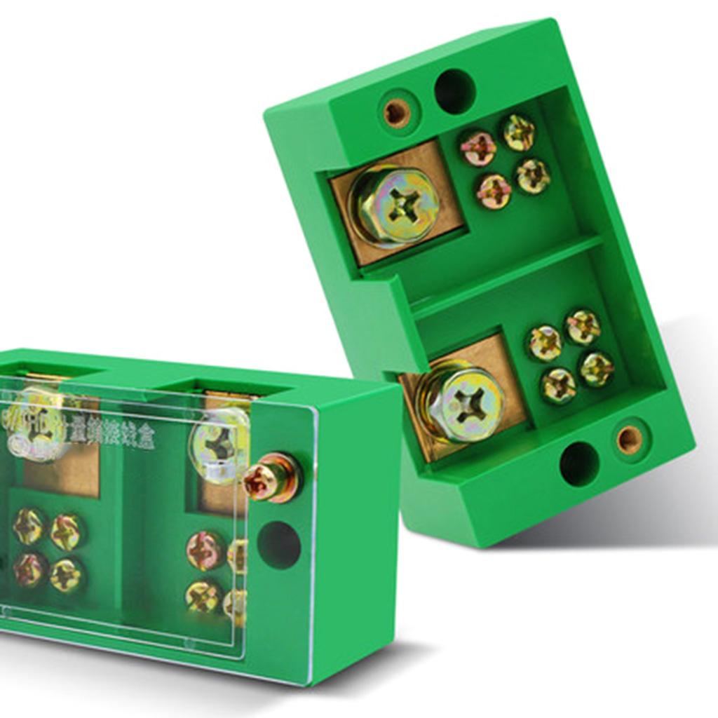 Metering Cabinet Wire Splitter Connector Terminal Block 2-IN 4/6/8/12-OUT Junction Box Power Distribution Block