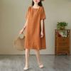 Round-neck Short-sleeved Dress