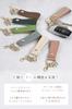 LASIEM Leather Key with and Genuine Leather Fits Small Smart Keys and Car Keys Keychain, Ring, Women's, "Snap Hook" Hardware, (Milky White)