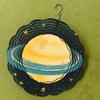 Golden Saturn on Black - Stylish Metallic Wall/Lawn Art for Christmas & Beyond