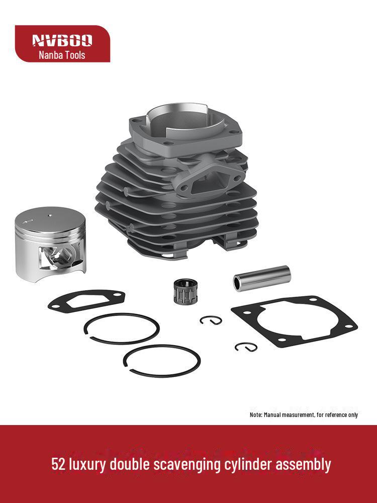 Chainsaw Cylinder & Piston Kit: 52/58CC