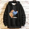 Plus Size Hoodie: Spring/Autumn Loose Fit Pullover for Men (Up to 400 Jin)