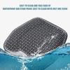 Car Seat Cushion Summer Lumbar Support Honeycomb Gel Ice Thread Seat Backrest Ventilation Breathable Car Cushion Accessories