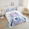 Erosebridal 2/3pcs Japanese Anime Bedding 3D Anime Comforter Set Kawaii Japanese Style Bedding Comforter Sets Cartoon Uniform