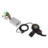 36V 48V 15A Motor Brushless Controller and LCD Display Kit for Electric Bikes Scooters 22.2mm Handlebars