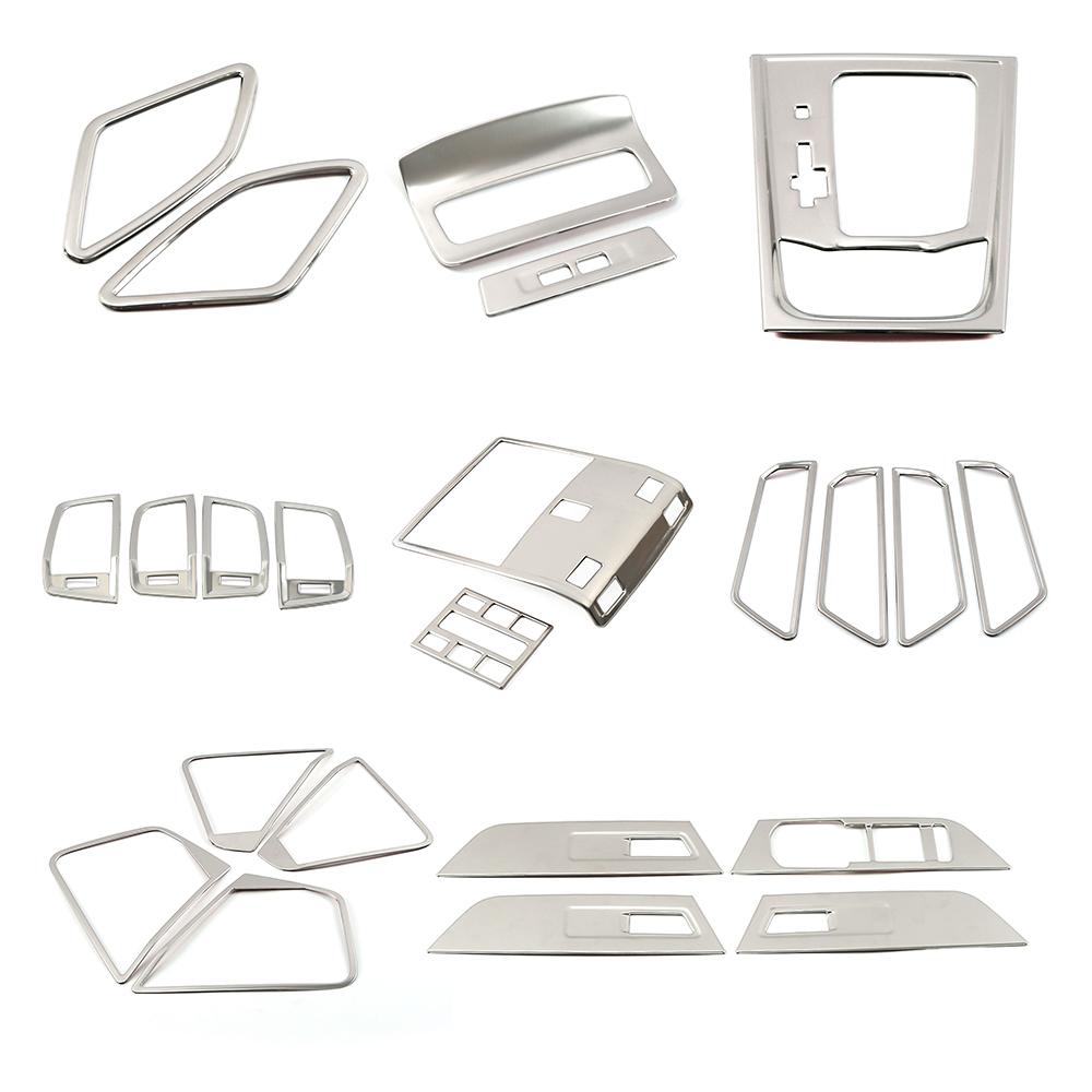 For Skoda Karoq 2017- Inner Door Handle Steering Wheel Read Light Armrest Window Lift Switch Button Trim Modify Frame