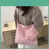 Color Solid Shoulder Bag Retro Winter Lazy Style Large Capacity Crossbody Bag