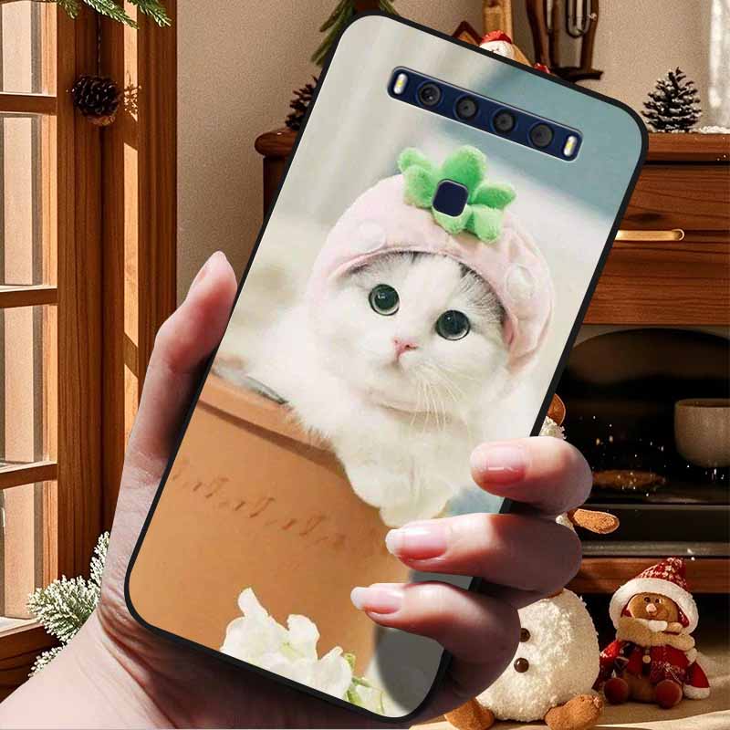 For TCL 10L Case Cool Fashion Silicone Soft TPU Phone Covers for TCL 10 Lite Case 10Lite Coque for TCL10L T770H T770B 4187U Bag