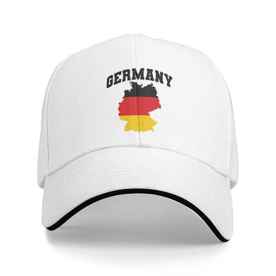 Map with Flag Germany Casual Baseball Cap Summer Trucker Hat High Quality Outdoor Sports Hip Hop Hats Couple Y2k Baseball Caps