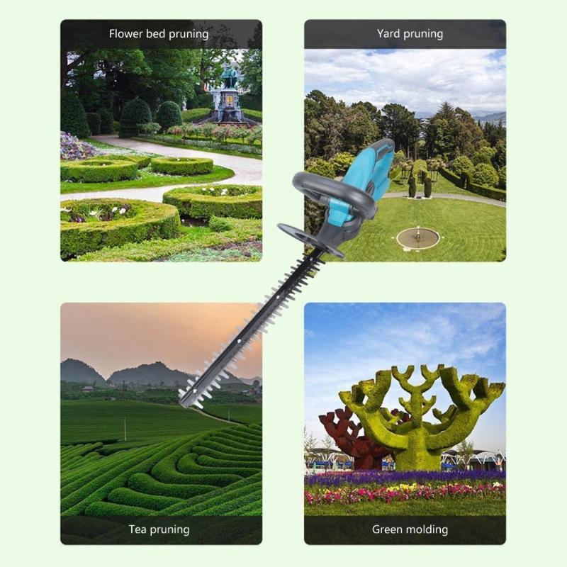 Stainless Steel Profession Double Action Blade Hedge Trimmer with 1500RPM Brushless Motor Suitable for Efficient Cutting