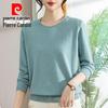 Pierre Cardin Women's Autumn Round Neck Jacquard Knit Sweater