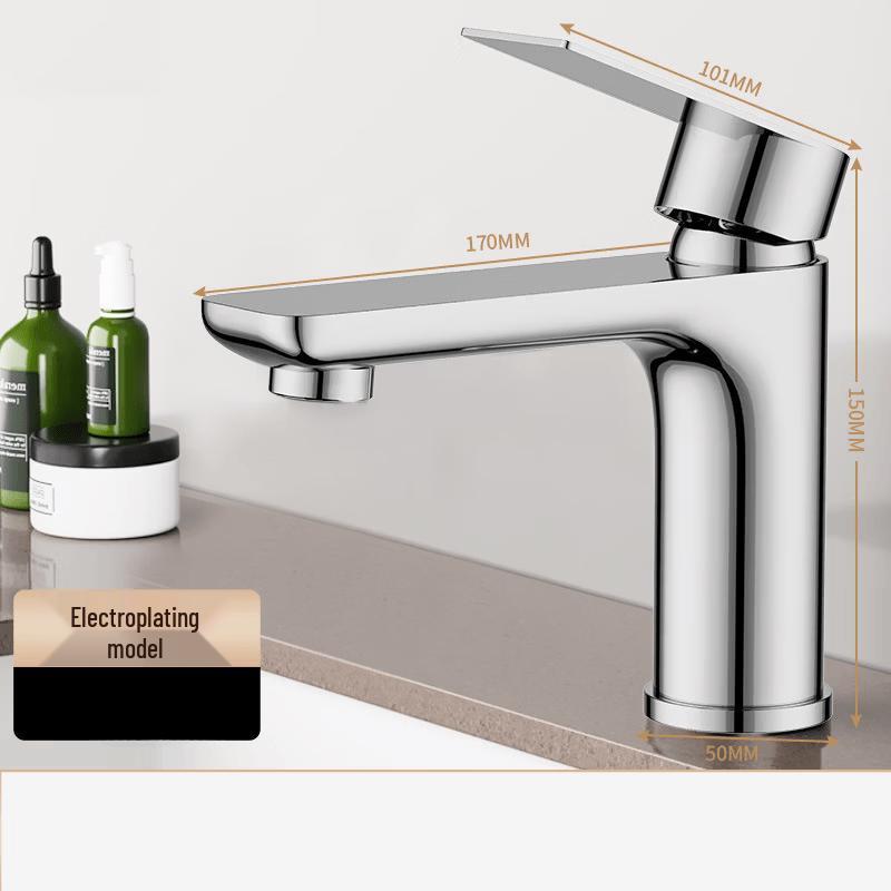 TLXT Hot and Cold Stainless Steel Basin Faucet