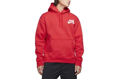 Sweatshirts Men's University Red Hooded Moderate Regular CW7065-657