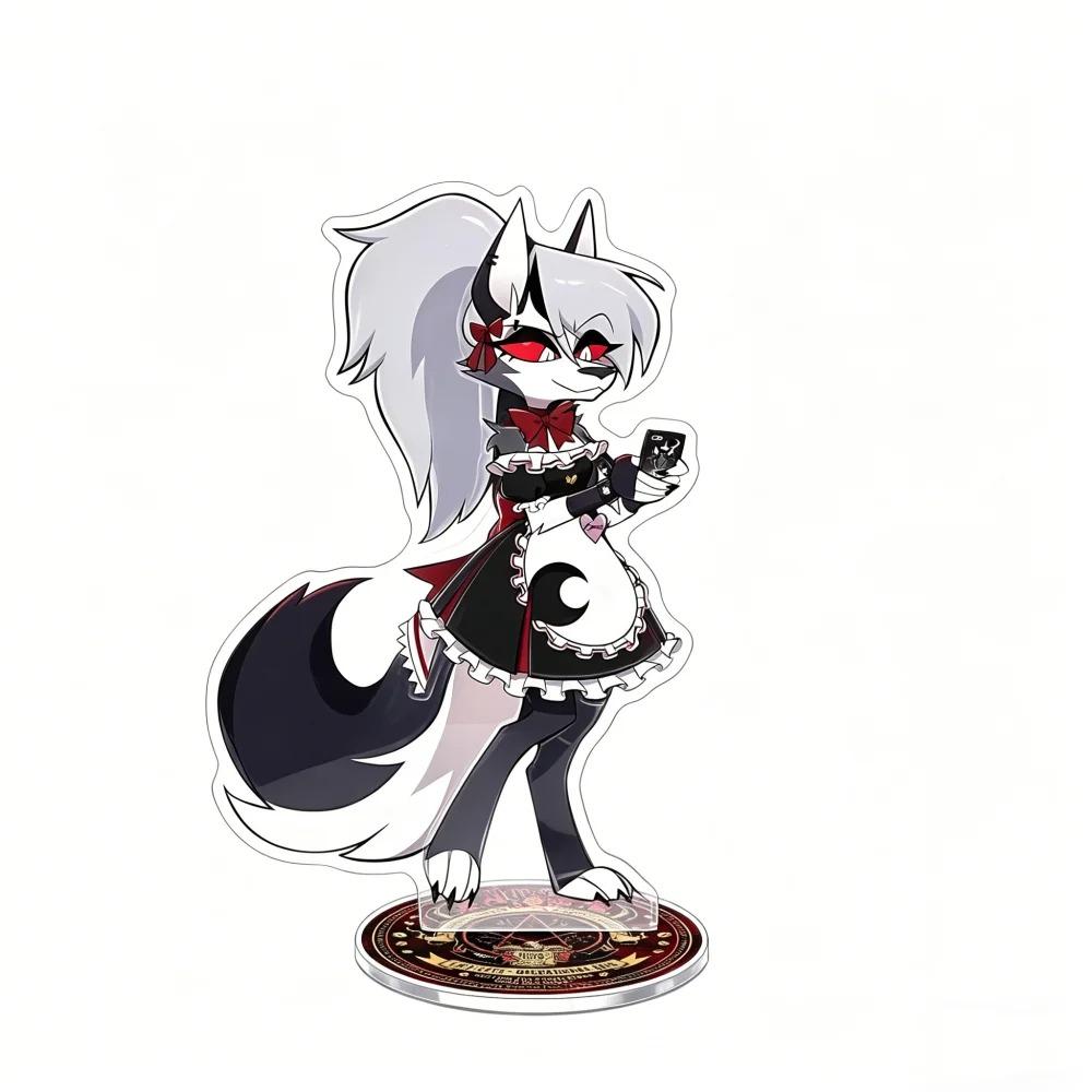 Helluva Boss Anime 15cm Acrylic Standee Keychain Full Set Loona Fizzarolli Maid Series Kawaii Desktop Decor