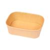 Kraft Disposable Paper Bowl with Lid for Catering and Takeout