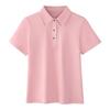 New Tshirt Cotton Pure Halfsleeved For Ladies With Collars Summer Sportswear Casual Lapel Shortsleeved Top