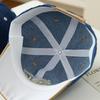 Kid's Cute Cartoon Bear Denim Baseball Cap - Spring/Summer 2026 Toddler Sun Visor