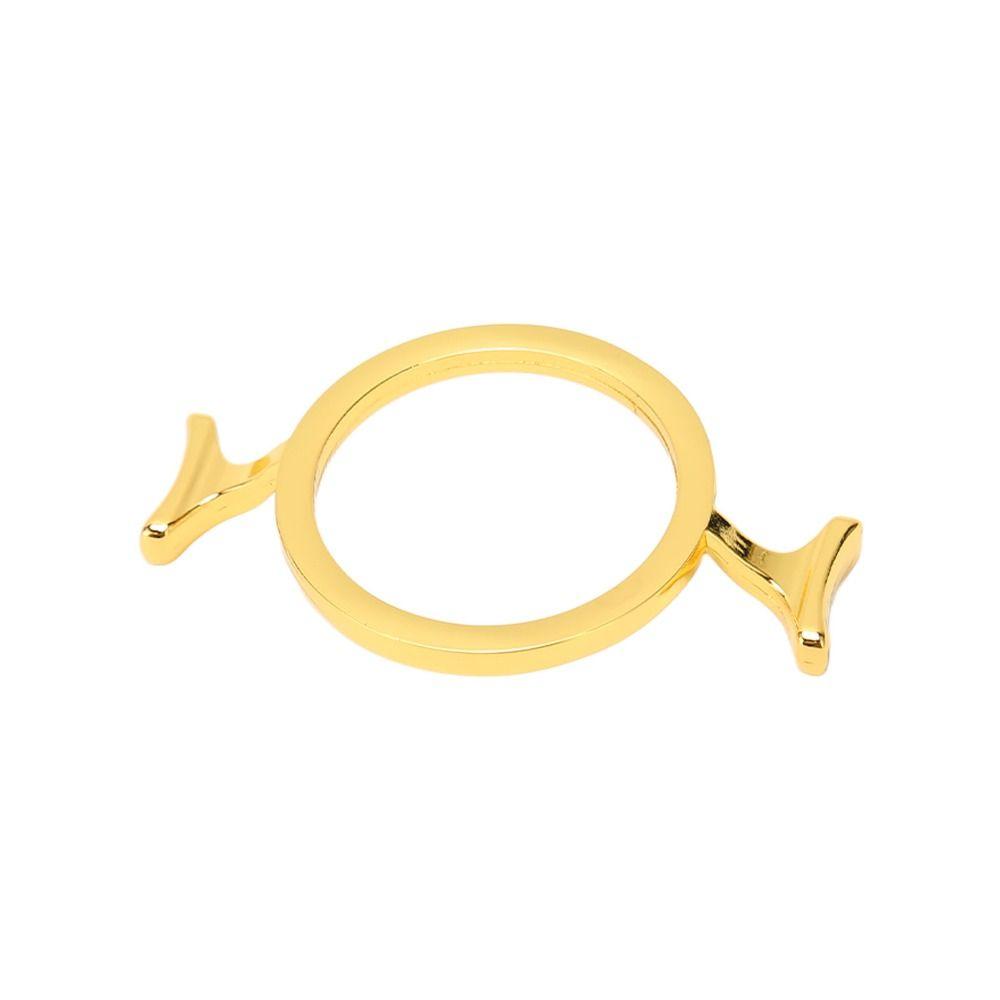 3Pcs Gold Wax Seal Stamp Rings 3 Shapes Wax Seal Stamp Mold Durable Wax Seal Rings  Document Sealing