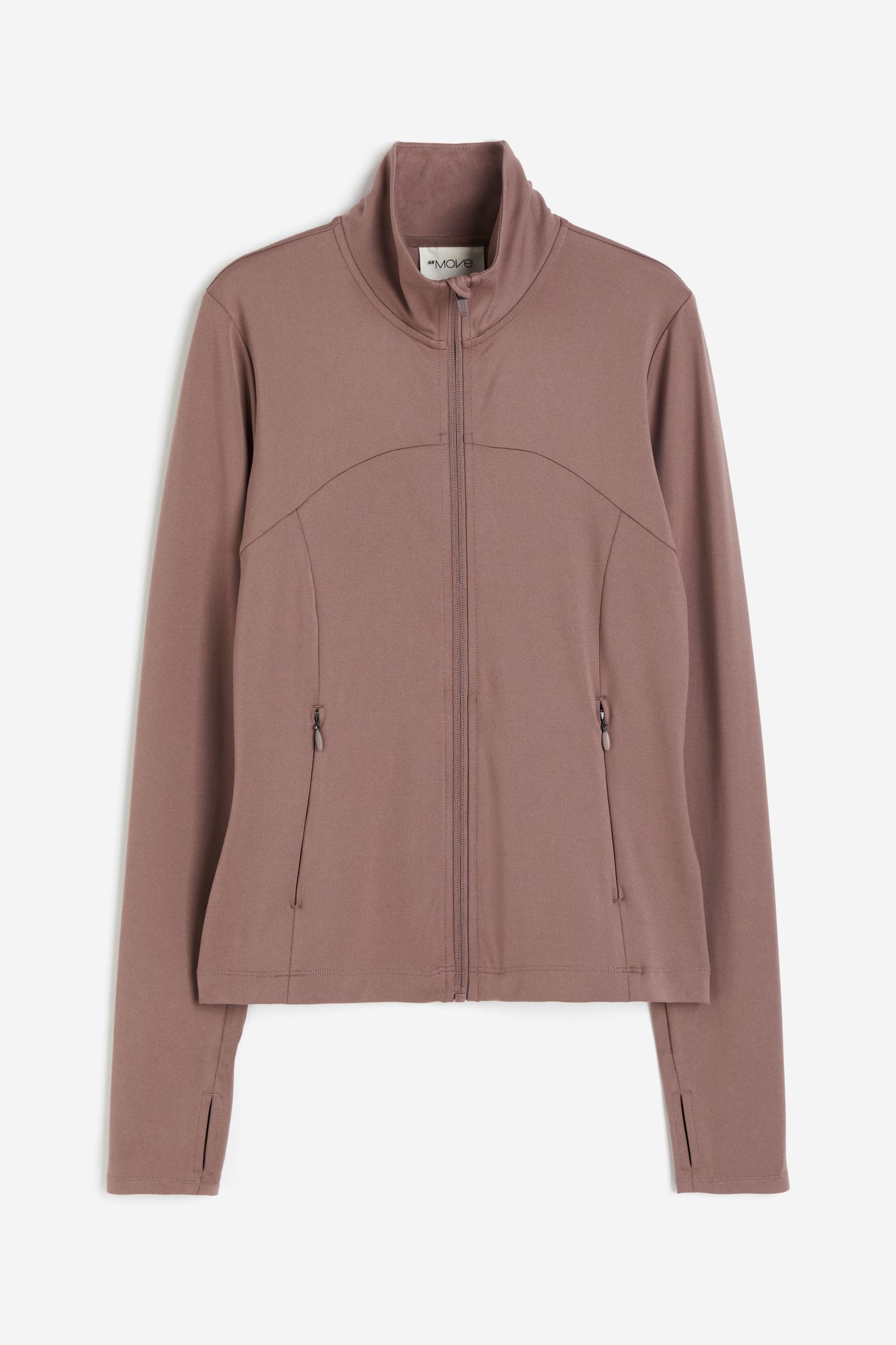 

SoftMove Zip-through sports top