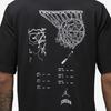 Jordan Logo Print Sports Hooded Short Sleeve T-Shirt Men Tops Black FB7428-010