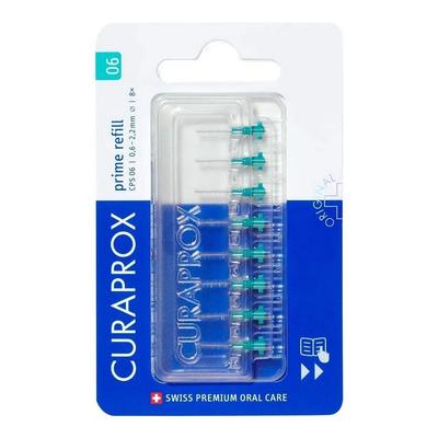 Curaprox Curaden Interdental Brush Cps 06 Refill 0.6-2.2Mm 8-Pack