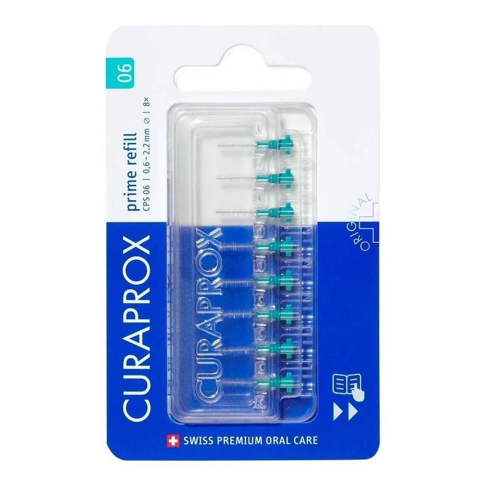 Curaprox Curaden Interdental Brush Cps 06 Refill 0.6-2.2Mm 8-Pack