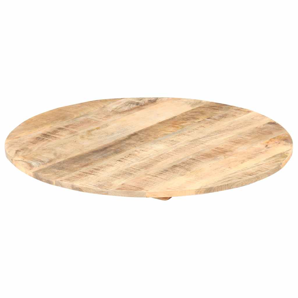 vidaXL Tischplatte Massivholz Mango Rund 15-16 mm 40 cm