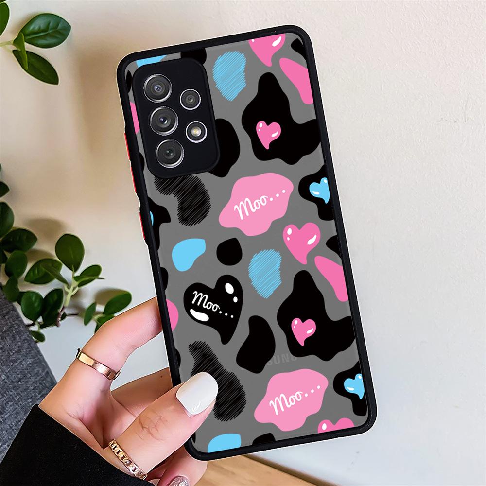 

Чехол с рисунком в виде леопардового сердца для Samsung Galaxy S24 для A13/S20FE - Skin Feel S23