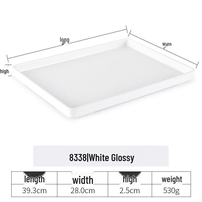 Yipan Melamine Rectangular Divided Serving Tray