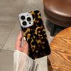 Retro amber pattern mobile phone case is suitable for iPhone15/16/17 Apple full series transparent soft case in stock