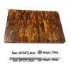 Solid Acacia Wood End-Grain Cutting Board