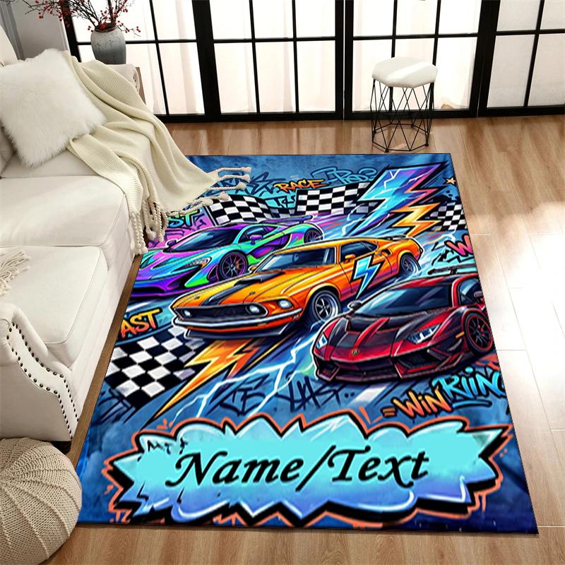 1PC Custom Name Dreams Theme Floor Mat Ideal for Living Room, Game Rooms, Office, Bedroom, Office Floor Mat , Floor Mats for Home