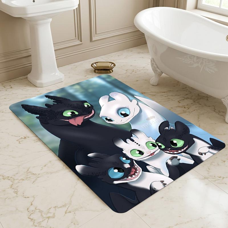 Dragon Family Living Room Non-Slip Area Rug Soft Carpet for Bedroom Game Playroom Sofa Office Home Decor Doormat Christmas Gift C9211809