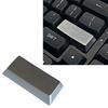 Original Height Zinc Alloy Keycap Silver Glossy 2.25U Keycap for Mechanical Keyboards Gamers and Programmers