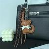 Handmade Nylon Woven Rope Bag Pendant Cute Candy Color Fashion Backpack Handbag Hanging Bags Accessories
