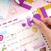 DIY Sada na deník pro dospívající dívky: Dárková krabička se scrapbookingovými samolepkami k narozeninám Deníková sada