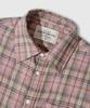 LEMAIN SECOND Oversized Flannel Pocket Check Shirt [Deep Pink]