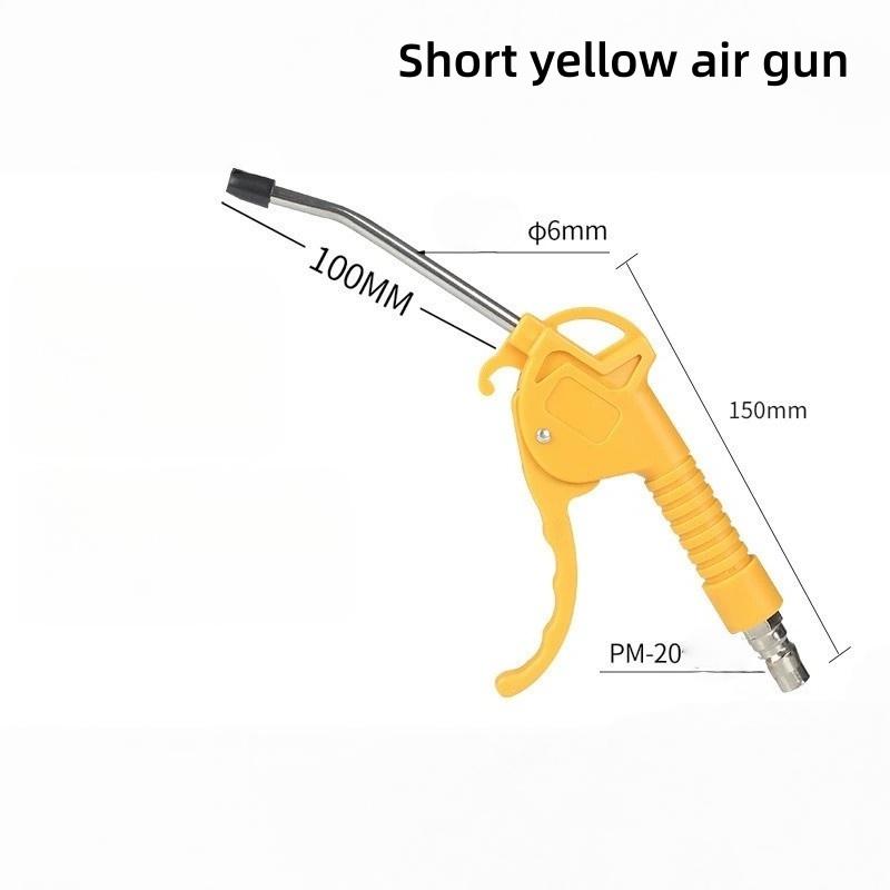 High-pressure Air Plastic Dust Gun with Steel Pipe Air Blower Car Engine Duster Cleaner Long Short Nozzle Pneumatic Tool Parts