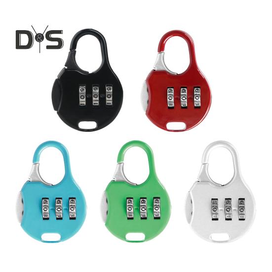 Lacăt cu combinație Lacăt cu 3 cifre Design compact, ușor de utilizat, portabil, multifuncțional, resetabil, valiză de călătorie Blocare cu parolă