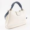 Bally Janelle Handbag JORAH 2WAYShoulder White / Blue Leather Women Used