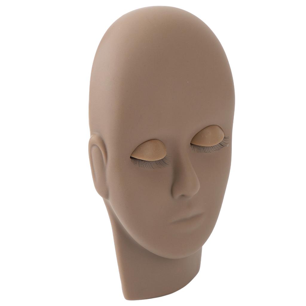 Lash Mannequin Head Reusable   Rubber Replaced Eyelids Mannequin Head for Lash Extension Practice