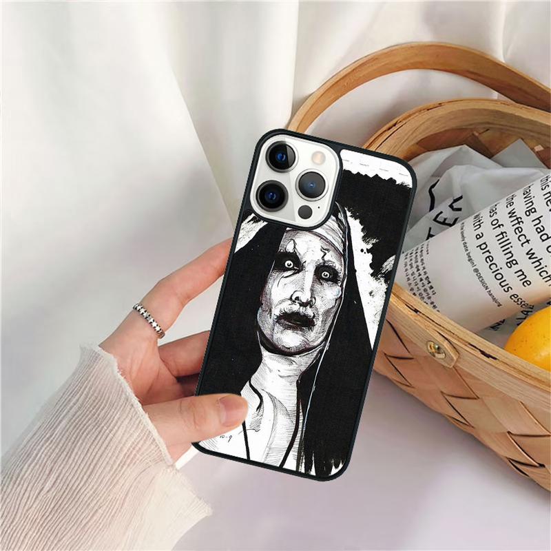 The Nun Horror Movie Phone Case For iPhone 17 Air 16 15 14 11 12 13 Pro  MAX Plus Coque Cover Shell