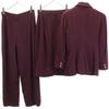 Celine Made In France 3 Piece Jacket Setup 38 Bordeaux Women Used