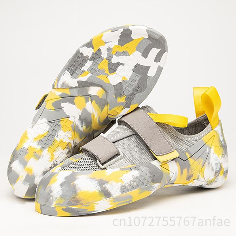 Professional Adult Indoor Outdoor Rock-Climbing Training Shoe Beginners Bouldering Training Sneaker Non-slip Soft Comfortable