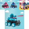 Childrens Toy Transparent Gear Tank With Launching Lights For Outdoor Play