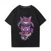 T-shirt Stampata Pokémon Gengar Anime da Uomo e da Donna Top da Uomo T-shirt Harajuku Y2K Nuova Tee Estate 2026 Streetwear